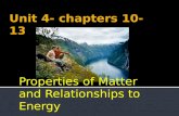 Unit 4- chapters 10-13