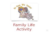 Family Life Activity