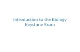 Introduction to the Biology Keystone Exam