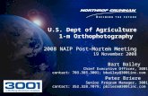 U.S. Dept of Agriculture 1-m Orthophotography  2008 NAIP Post-Mortem Meeting 19 November 2008