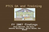 PTCS QA and Training