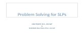 Problem Solving for SLPs