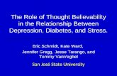 The Role of Thought Believability in the Relationship Between Depression, Diabetes, and Stress.
