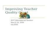 Improving Teacher Quality Grant
