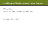 Healthcare Challenges and Your Career