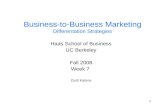 Business-to-Business Marketing Differentation Strategies