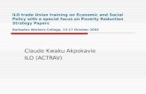 Claude Kwaku Akpokavie ILO (ACTRAV)