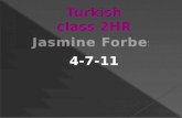 Turkish class 2HR