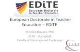 European Doctorate in Teacher Education –  EDiTE