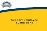 Support Employee Evaluations