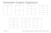 Interactive Graphic Organizers