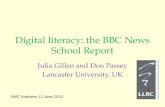 Digital literacy:  the BBC News School Report
