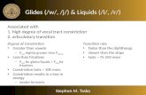 Glides (/w/, /j/) & Liquids (/l/, /r/)