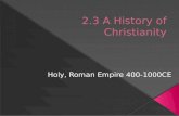 2.3 A  History of Christianity