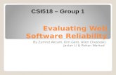 Evaluating Web Software Reliability