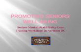 Promoting seniors well-being