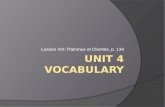 Unit  4 Vocabulary