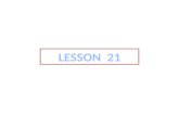 LESSON  21