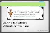 Caring for Christ Volunteer Training