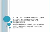 Linking achievement and Basic Psychological Processes