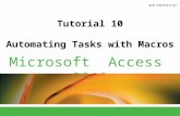 Tutorial 10 Automating Tasks with Macros