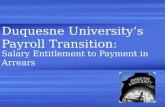 Duquesne University’s  Payroll Transition: