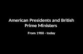 American Presidents and British Prime Ministers