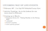 Upcoming way of life events