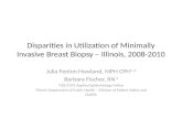 Disparities in Utilization of Minimally Invasive Breast Biopsy – Illinois, 2008-2010
