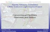 Facility Advisory Committee LINAC Coherent Light Source Project