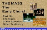 THE MASS: The  Early Church