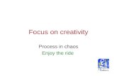 Focus on creativity