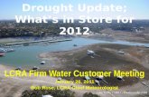 Drought Update; What’s in Store for 2012