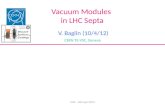 Vacuum Modules  in LHC Septa