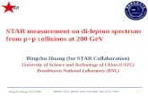 STAR measurement on  di -lepton  spectrum from  p+p  collisions at 200  GeV