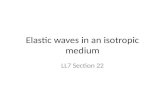 Elastic waves in an isotropic medium