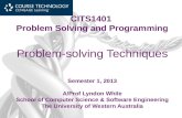 CITS1401  Problem Solving and Programming
