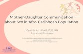 Mother-Daughter Communication about Sex in Afro-Caribbean Population