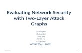 Evaluating  Network Security with Two-Layer Attack  G raphs