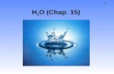 H 2 O (Chap. 15)