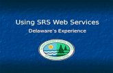 Using SRS Web Services