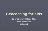 Geocaching for Kids