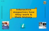 Interactive magazines how they work & their history