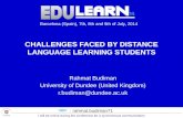 Challenges Faced by Distance Language LEARNING Students