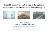 Tariff control of pipes & wires utilities – where is it heading??