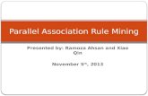 Parallel Association Rule Mining