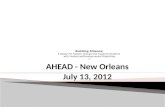 AHEAD  -  New  Orleans July 13, 2012