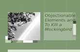 Objectionable Elements and  To Kill a Mockingbird