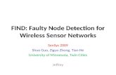 FIND: Faulty Node Detection for Wireless Sensor Networks
