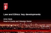 Law and Ethics: key developments